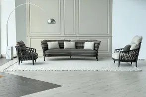 B&B Italia Outdoor Erica Outdoor Striped Sofa (Expo Offer) 2