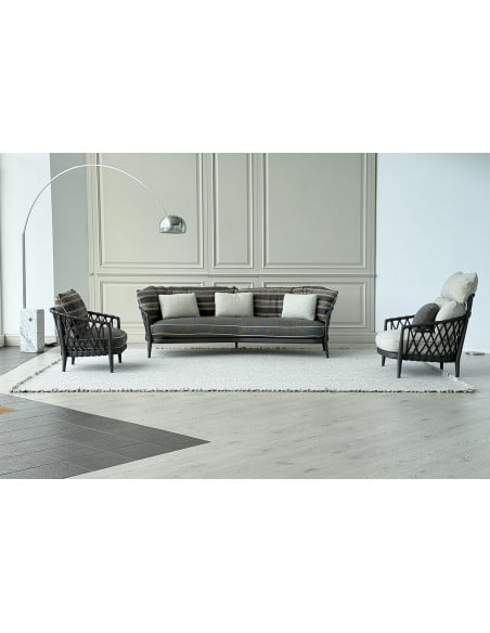 Erica Outdoor Striped Sofa (Expo Offer) B&B Italia Outdoor - 1