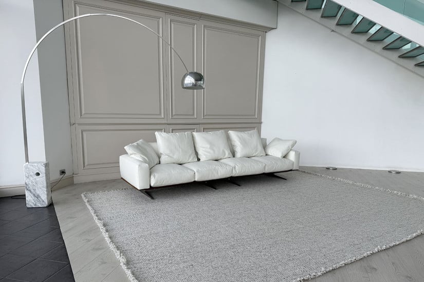 Canapé Soft Dream en cuir blanc (Offre Expo) Flexform - 2