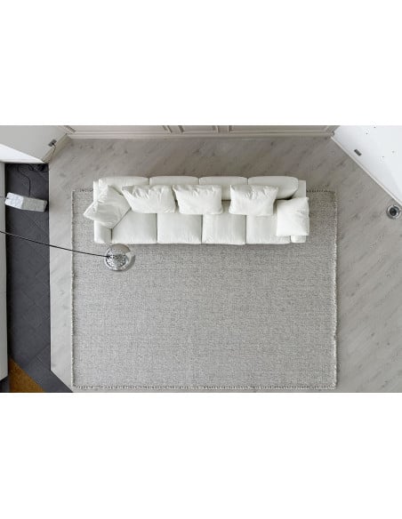 Soft Dream White Leather Sofa (Expo Offer) Flexform - 4