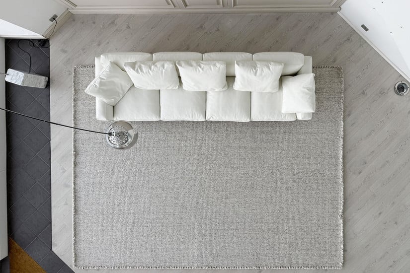 Soft Dream White Leather Sofa (Expo Offer) Flexform - 4