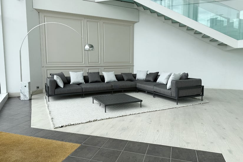 Cleo Soft Alu Outdoor Grey Sofa (Expo Offer) Talenti - 3