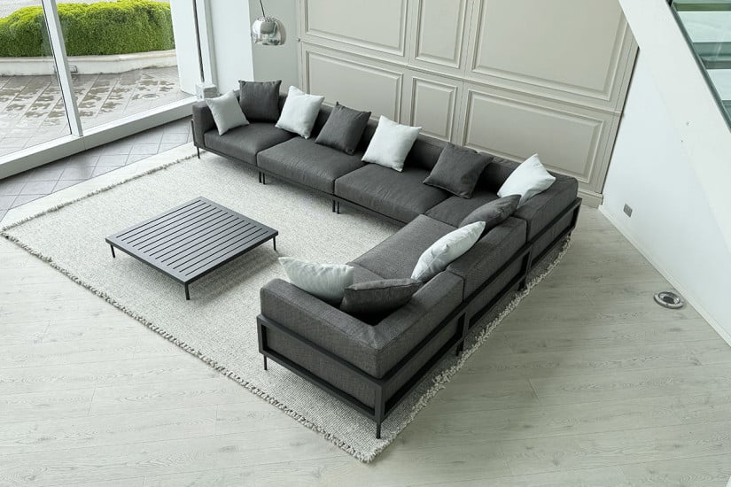 Divano da esterno Cleo Soft Alu grigio (Offerta Expo) Talenti - 5
