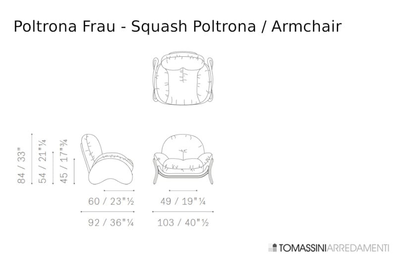 Poltrona Squash Beige (Offerta Expo) Poltrona Frau - 8