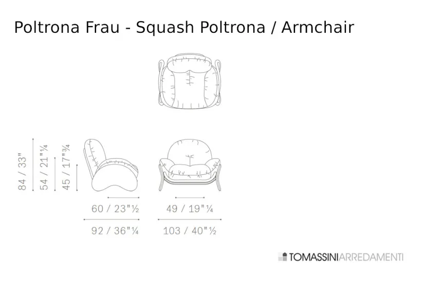 Squash Beige Armchair (Expo Offer) Poltrona Frau - 8