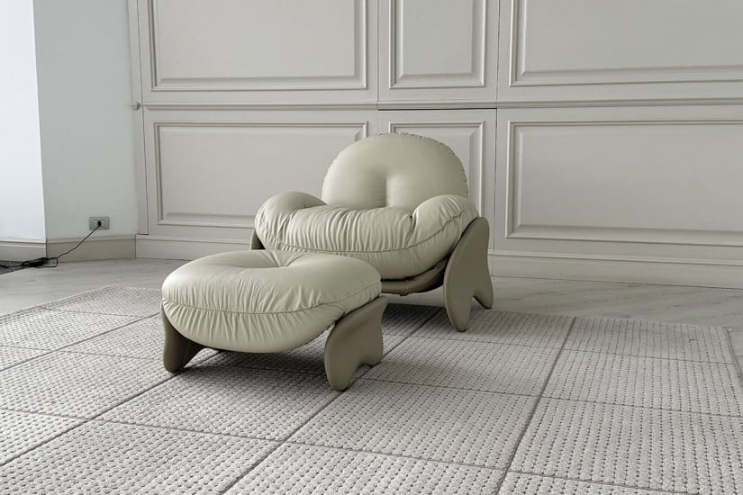 Poltrona Squash Beige (Offerta Expo) Poltrona Frau - 2