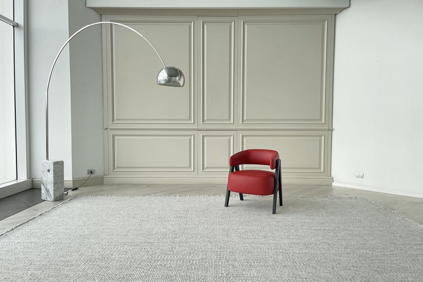 Petit Fauteuil Loai Rouge (Offre Expo) Poliform - 4