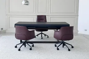 Poltrona Frau Peek-a-Book Large Black Desk (Expo Offer) 2