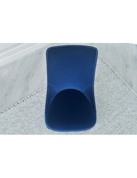 Febo Blue Bergère Armchair Maxalto - 6