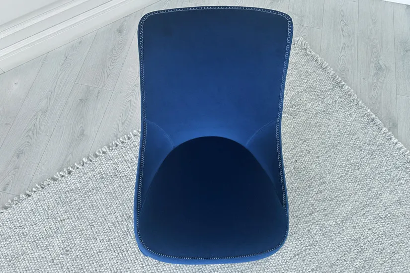 Febo Blue Bergère Armchair Maxalto - 6