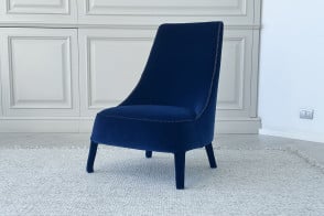 Poltrona Bergère Febo blu (Offerta Expo) Maxalto - 6 2