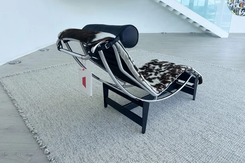LC4 Spotted Chaise Longue à Réglage Continu (Expo Offer) Cassina - 5