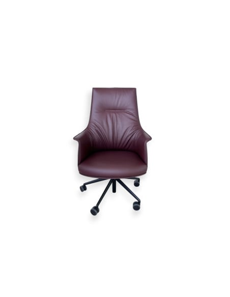 Archibald Task Executive Bordeaux Armchair (Expo Offer) Poltrona Frau - 6
