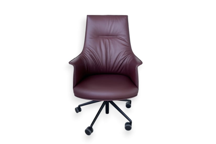 Archibald Task Executive Bordeaux Armchair (Expo Offer) Poltrona Frau - 6