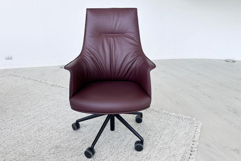 Poltrona Archibald Task Executive bordeaux (Offerta Expo) Poltrona Frau - 1