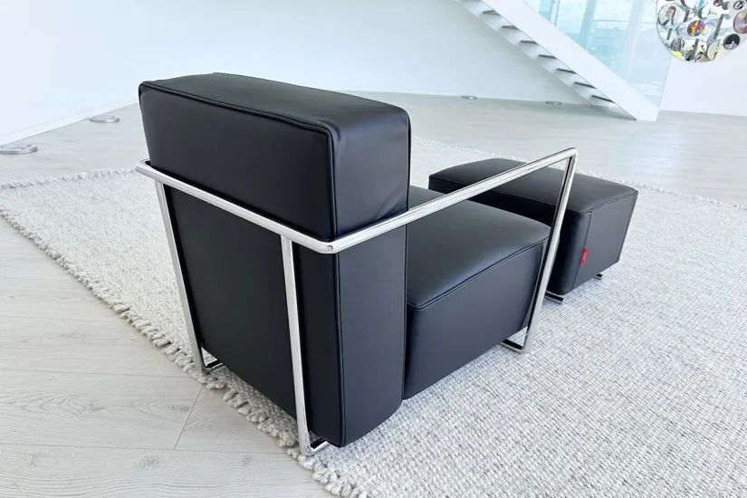 A.B.C. Black Armchair with Pouf (Expo Offer) Flexform - 6