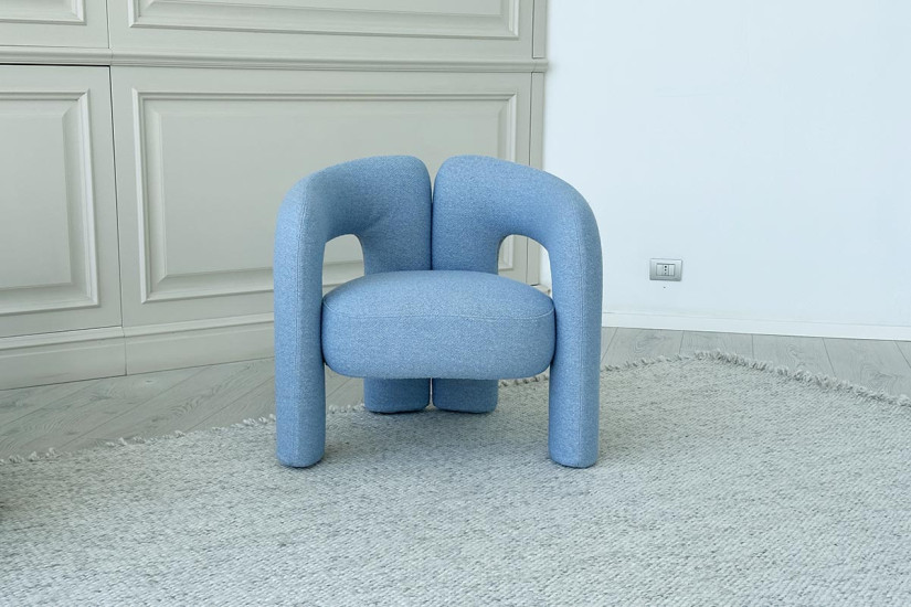 Dudet Light Blue Armchair (Expo Offer) Cassina - 1