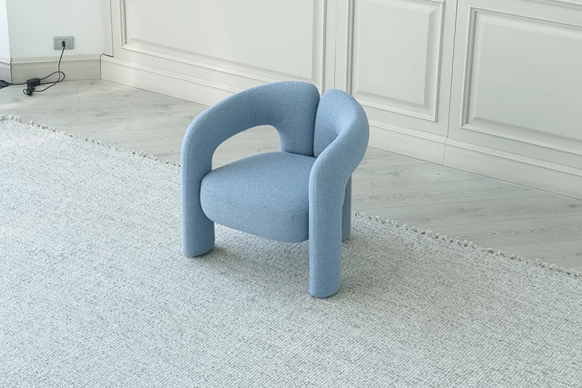 Poltrona Dudet celeste (Offerta Expo) Cassina - 5