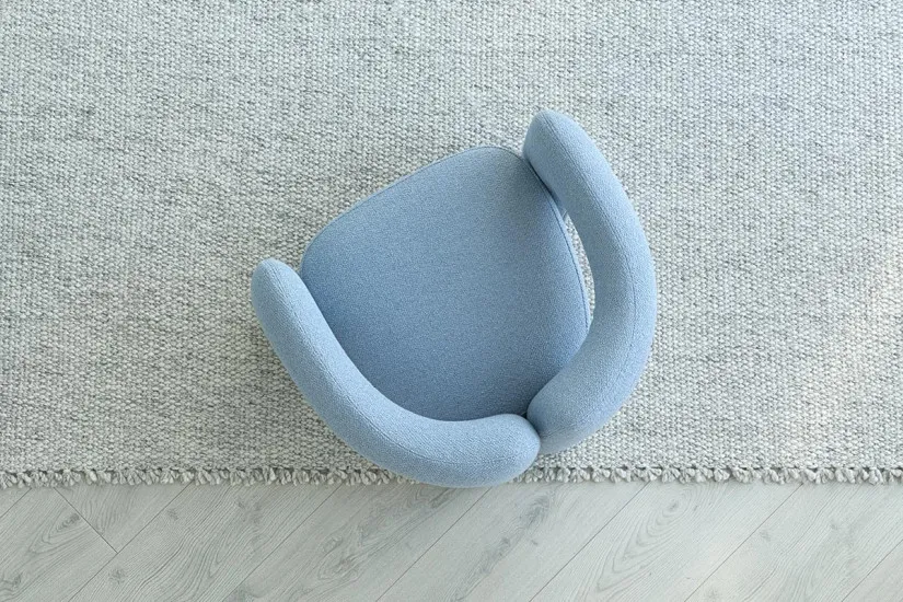 Dudet Light Blue Armchair (Expo Offer) Cassina - 6