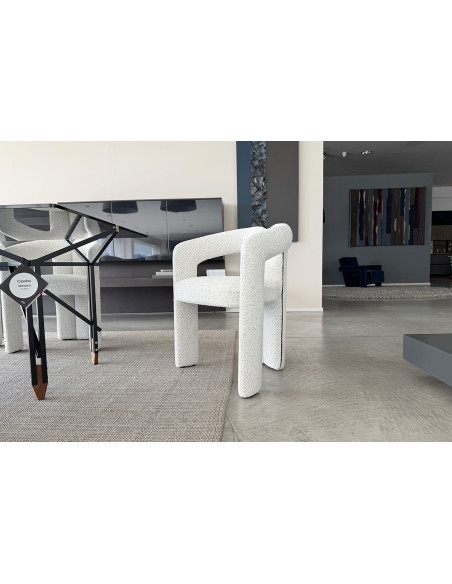 Dudet White Fabric Chair (Expo Offer) Cassina - 1