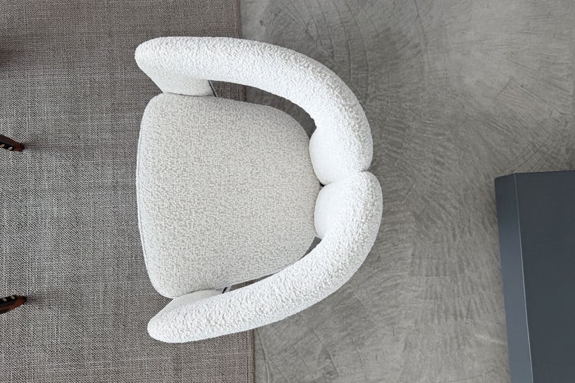 Sedia Dudet in tessuto bianco (Offerta Expo) Cassina - 4