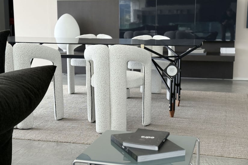 Sedia Dudet in tessuto bianco (Offerta Expo) Cassina - 6