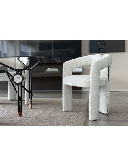 Dudet White Fabric Chair (Expo Offer) Cassina - 7