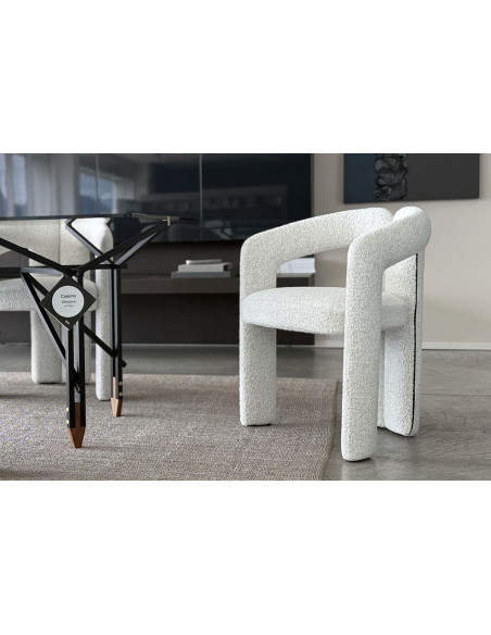 Sedia Dudet in tessuto bianco (Offerta Expo) Cassina - 7