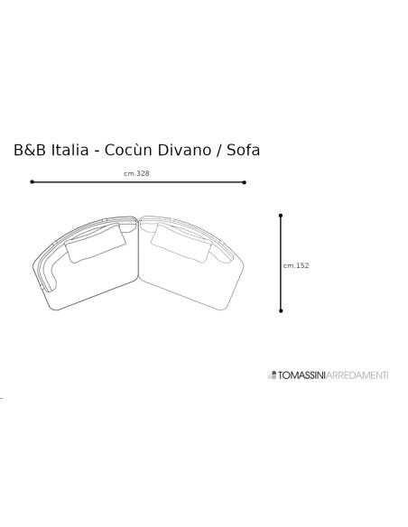 Cocùn Beige Sofa B&B Italia - 11