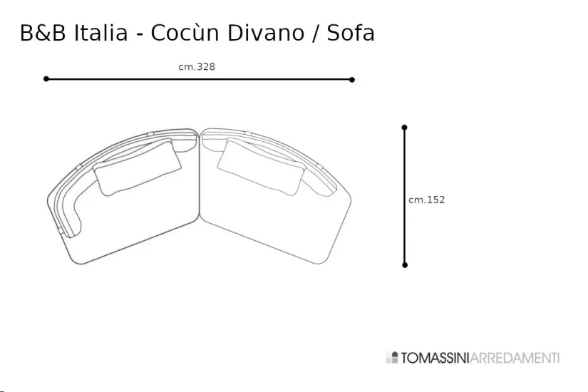 Cocùn Beige Sofa B&B Italia - 11
