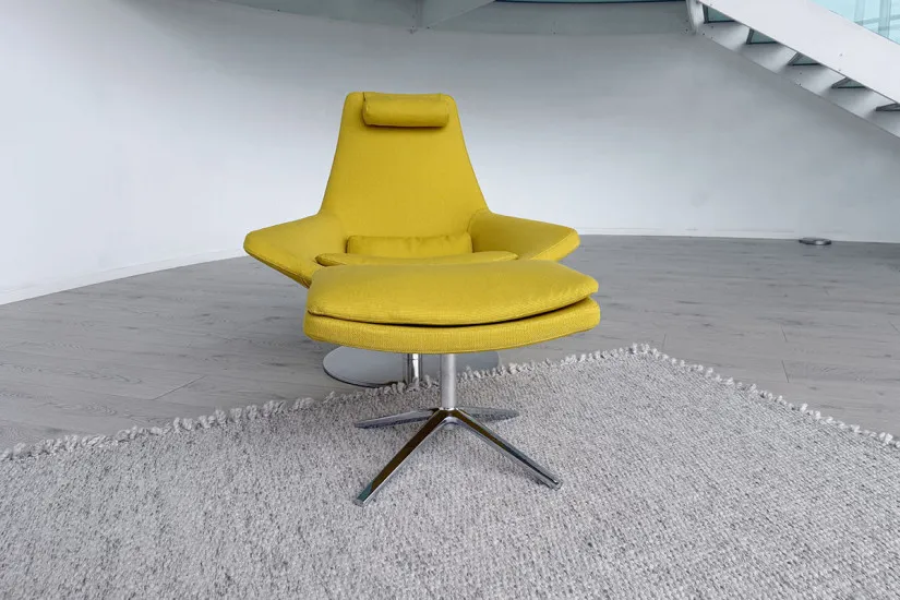 Fauteuil Metropolitan jaune (Offre Expo) B&B Italia - 2