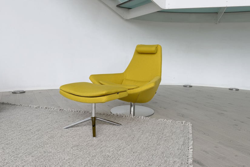 Fauteuil Metropolitan jaune (Offre Expo) B&B Italia - 5