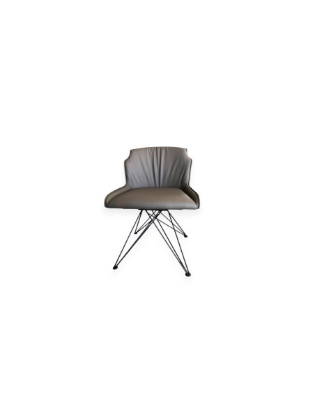 Chaise Flaminia couleur gris foncé (Offre Expo) Cattelan Italia - 5