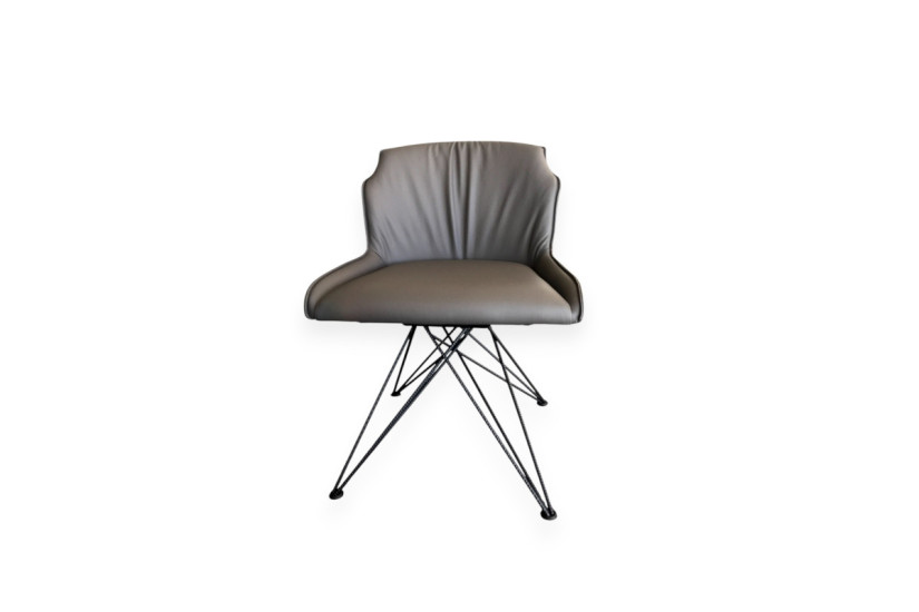 Chaise Flaminia couleur gris foncé (Offre Expo) Cattelan Italia - 5