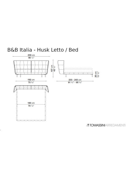 Husk Yellow Bed (Expo Offer) B&B Italia - 8