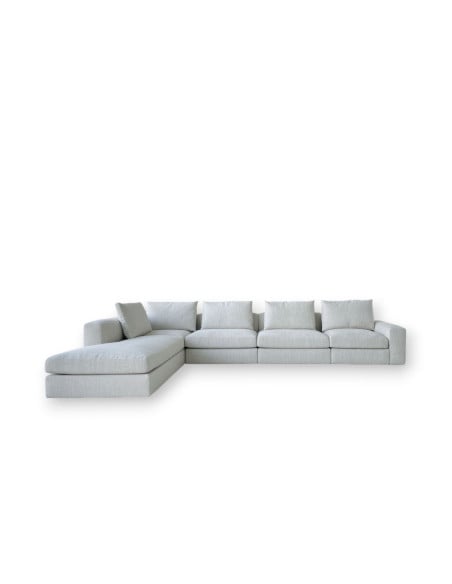 Divano Dune in tessuto bianco (Offerta Expo) - Poliform