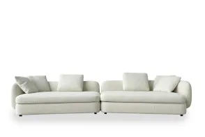 Divano Saint-Germain in tessuto bianco (Offerta Expo) Poliform - 6