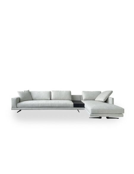 Canapé Mondrian en tissu gris (Offre Expo) Poliform - 6