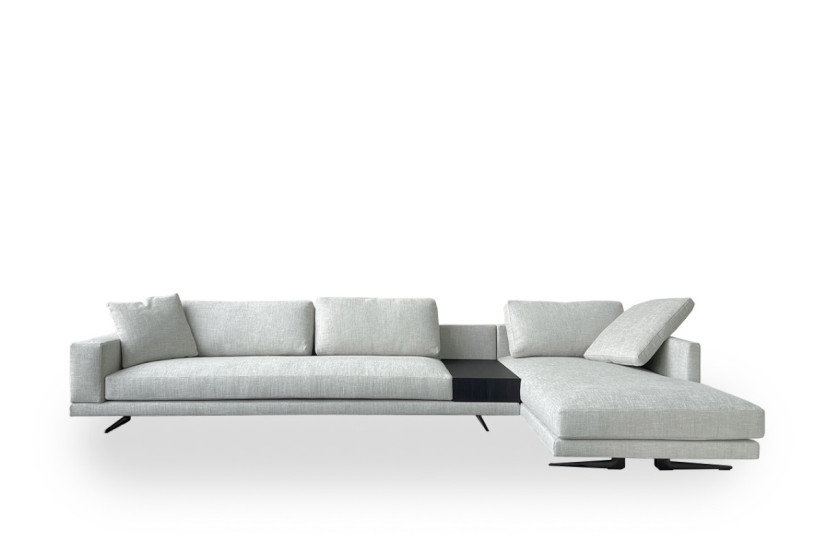 Canapé Mondrian en tissu gris (Offre Expo) Poliform - 6