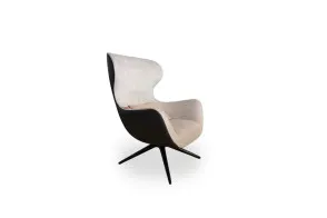Poliform Mad Joker Fabric and Leather Armchair (Expo Offer)