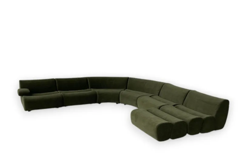Ernest Green Fabric Sofa (Expo Offer) Poliform - 7