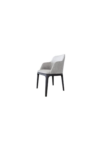 Poliform Grace Gray Fabric Chair (Expo Offer)