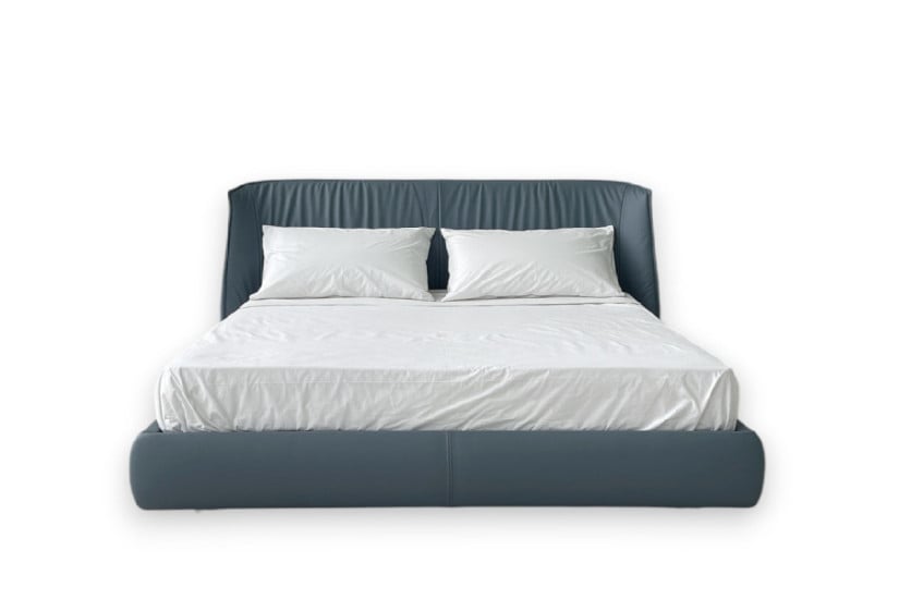 Letto Archibald in pelle blu (Offerta Expo) Poltrona Frau - 8