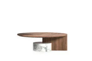 Tavolino Sengu Low Table in noce (Offerta Expo) Cassina - 4
