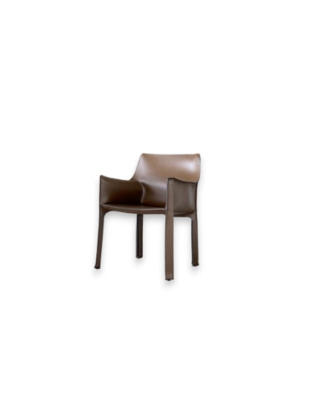 Chaise Cab 413 en cuir marron (Offre Expo) - Cassina