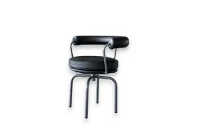Chaise LC7 en cuir anthracite (Offre Expo) - Cassina