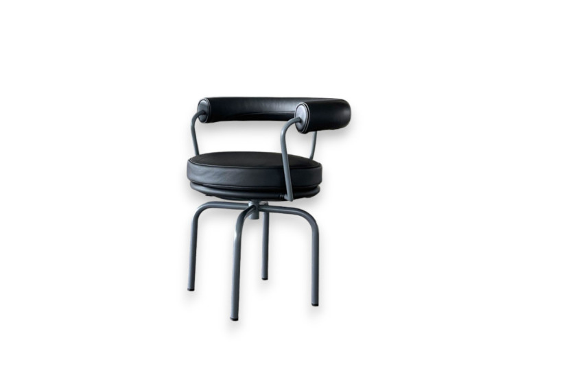 Chaise LC7 en cuir anthracite (Offre Expo) - Cassina