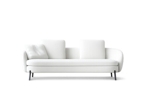 Canapé Orbis blanc (Offre Expo) Poliform - 9
