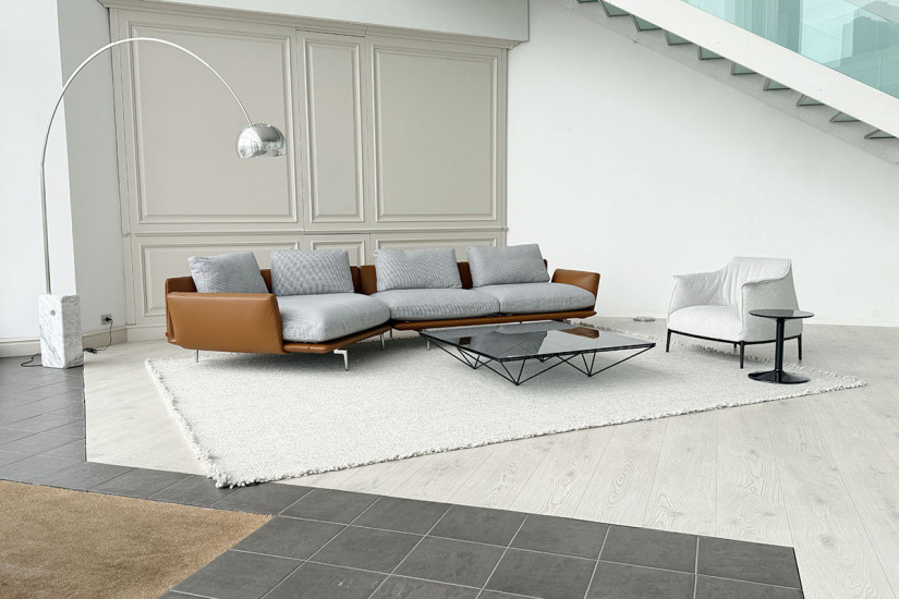 Divano Get Back con penisola (Offerta Expo) Poltrona Frau - 2