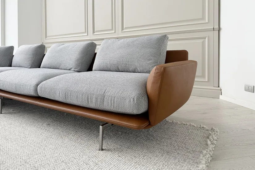 Get Back Sofa With Chaise Longue (Expo Offer) Poltrona Frau - 4